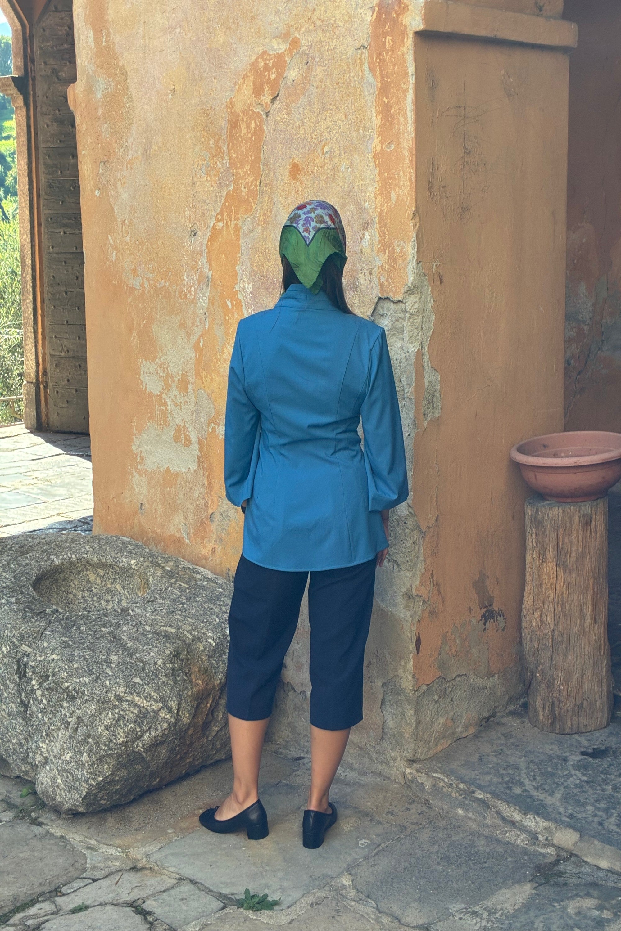 Marškiniai "blue sea", įliemenuoti