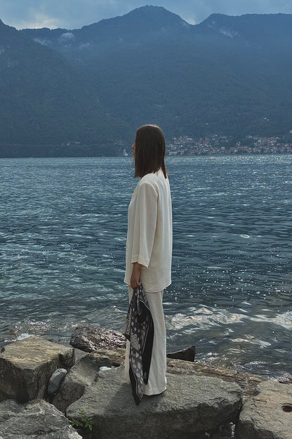 Kostiumas &quot;pearly-pearl&quot;, oversized