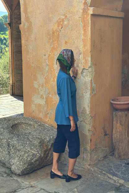 Marškiniai &quot;blue sea&quot;, įliemenuoti